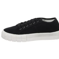 Sneakers Leinen Schnürhalbschuh