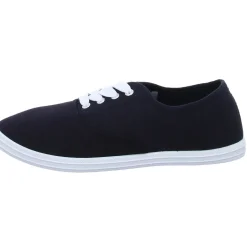Sneakers Leinen Schnürhalbschuh
