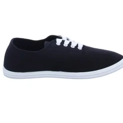 Sneakers Leinen Schnürhalbschuh