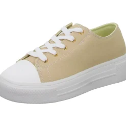 Sneakers Leinen Schnürhalbschuh