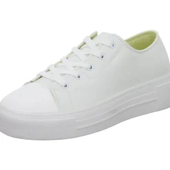Sneakers Leinen Schnürhalbschuh