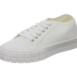 Sneakers Leinen Schnürhalbschuh