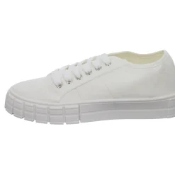 Sneakers Leinen Schnürhalbschuh