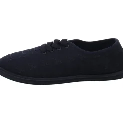 Sneakers Leinen Schnürhalbschuh