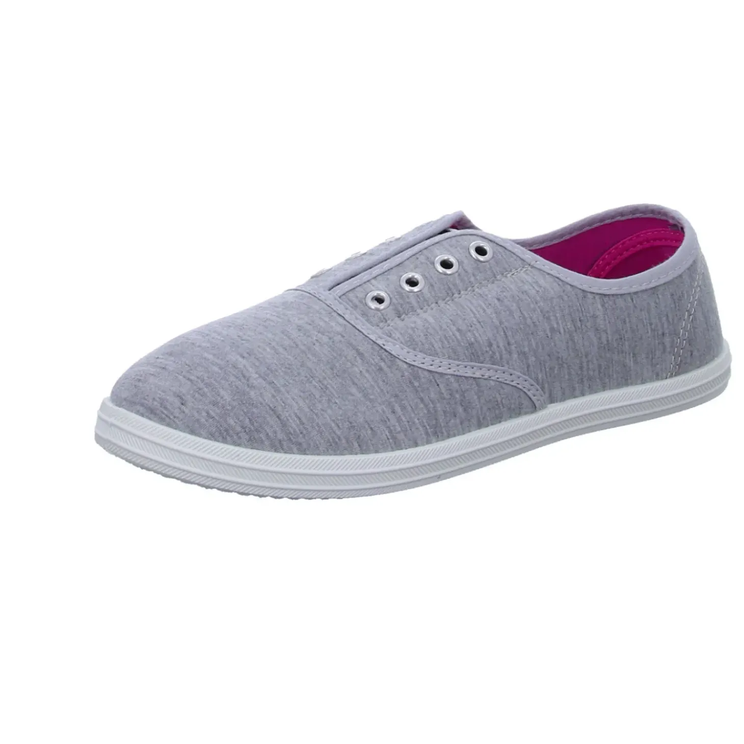 Sneakers Leinen Slipper/Kletthalbschuh