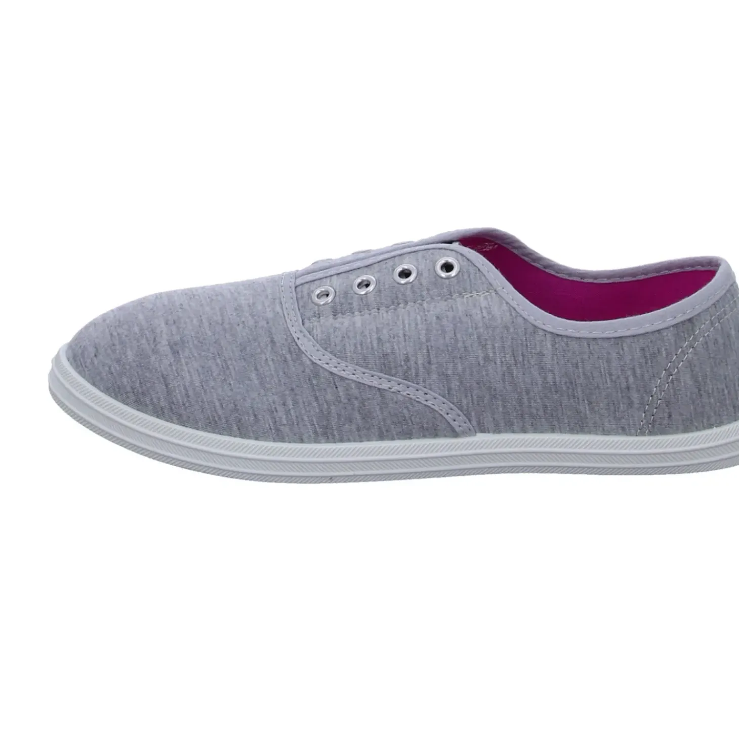 Sneakers Leinen Slipper/Kletthalbschuh