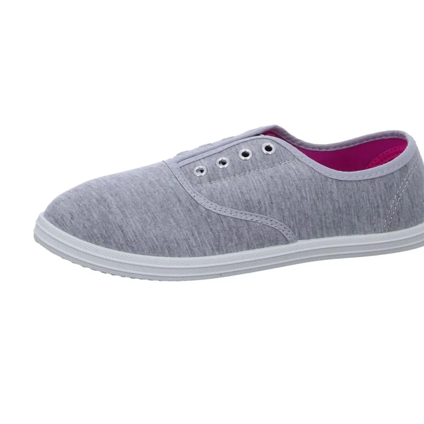 Sneakers Leinen Slipper/Kletthalbschuh