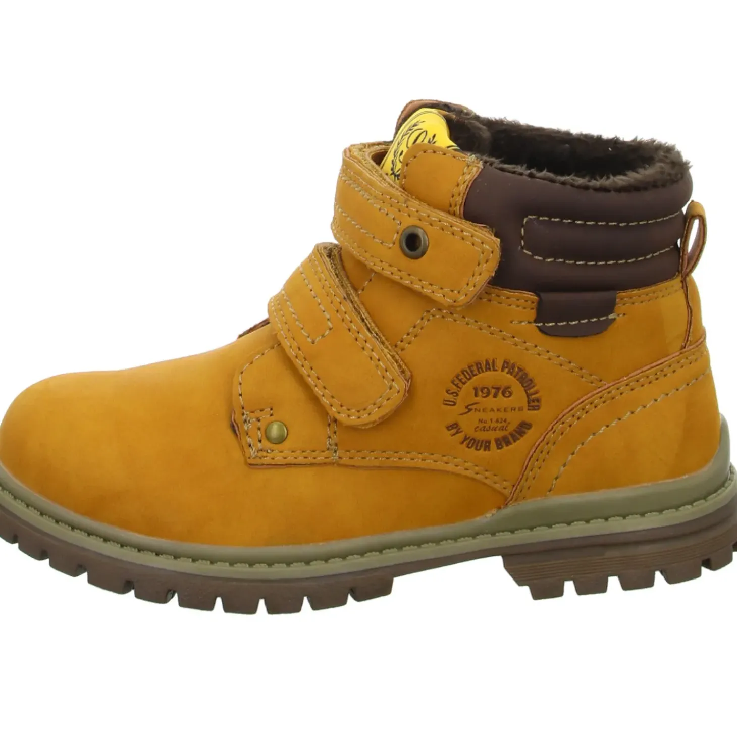 Sneakers Schlupf-/Klettstiefelette Warmfutter