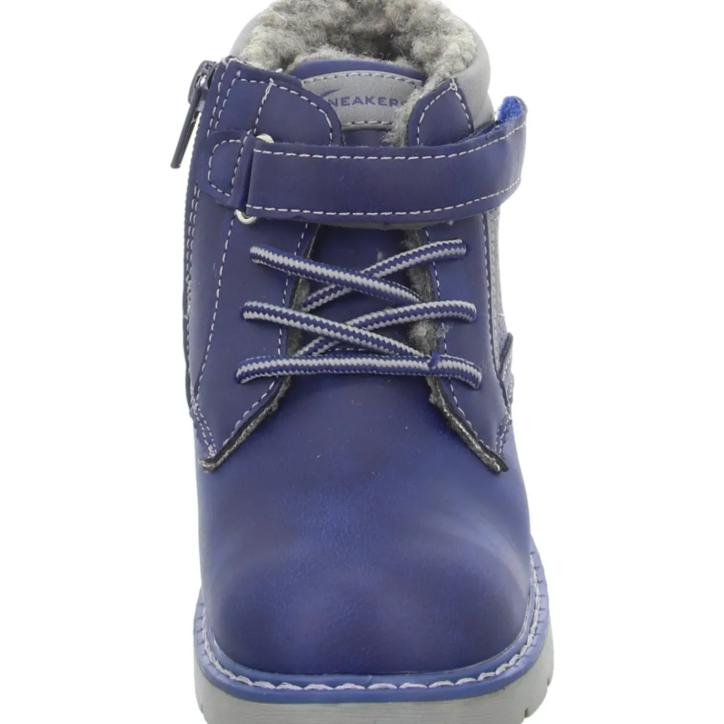 Sneakers Schlupf-/Klettstiefelette Warmfutter