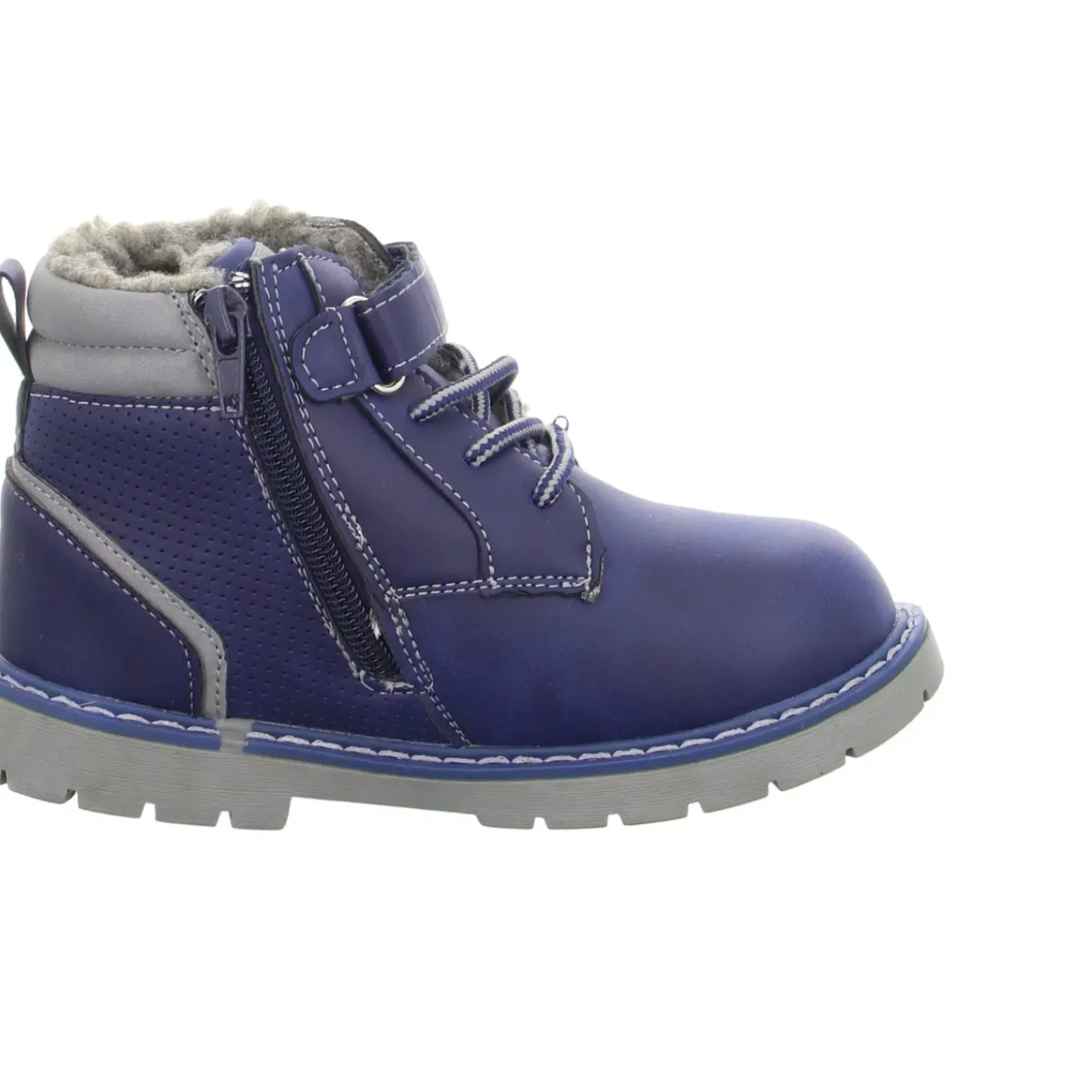 Sneakers Schlupf-/Klettstiefelette Warmfutter