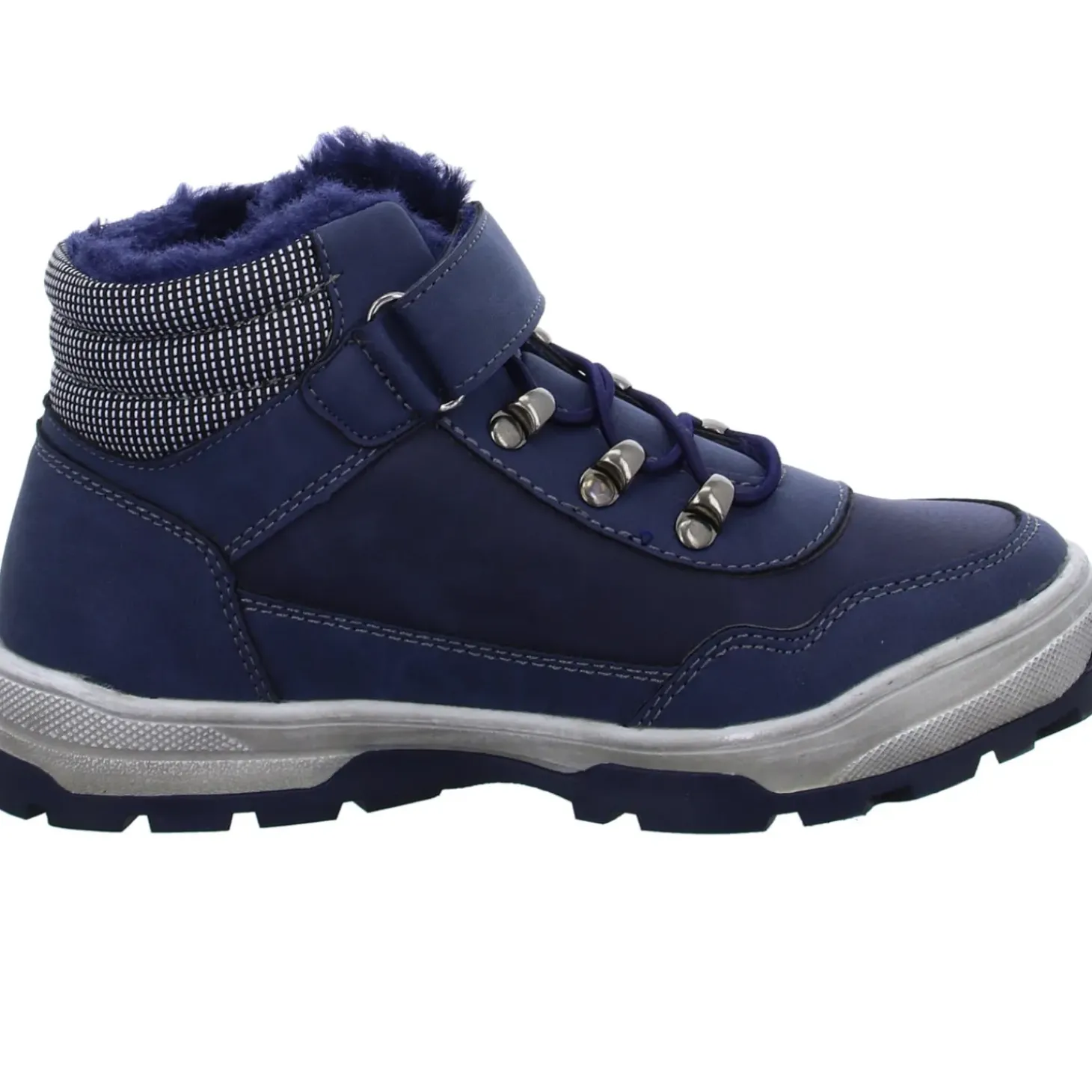 Sneakers Schlupf-/Klettstiefelette Warmfutter