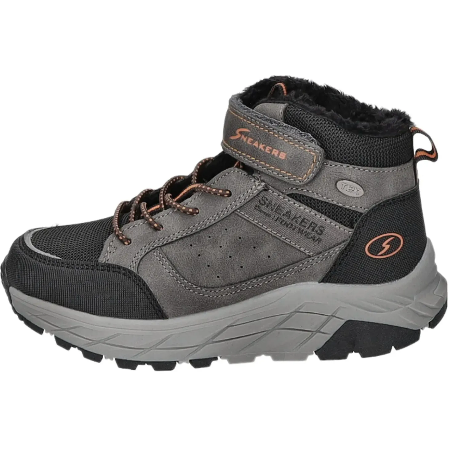 Sneakers Schlupf-/Klettstiefelette Warmfutter