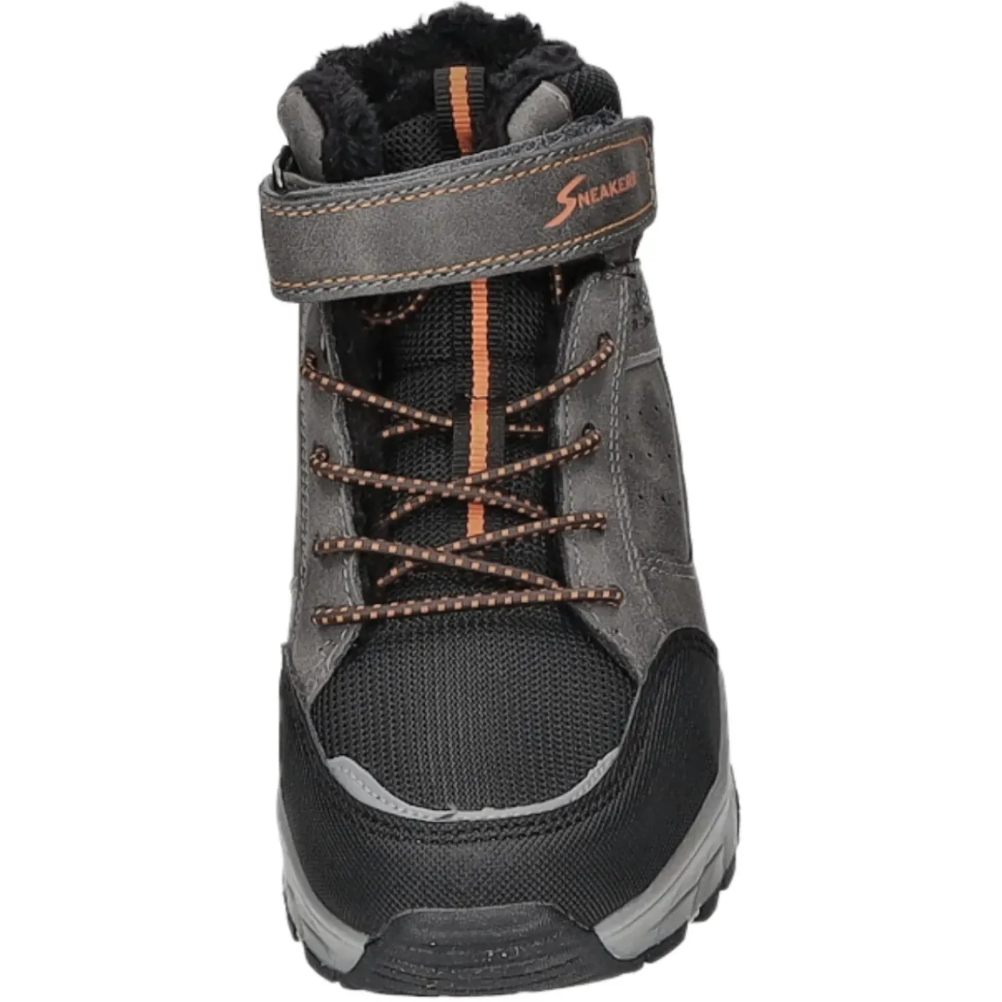 Sneakers Schlupf-/Klettstiefelette Warmfutter