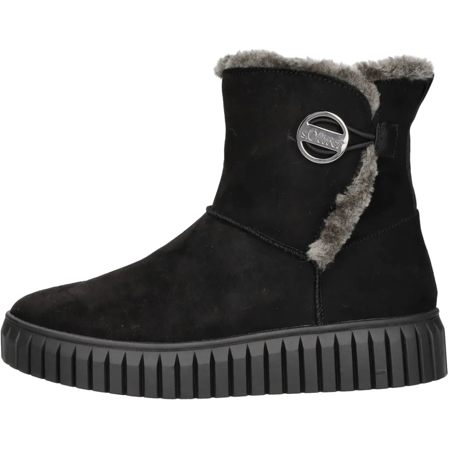 s.Oliver Schlupf-/Reißverschlußstiefelette Warmfutter bis 35mm Absatz (casual)