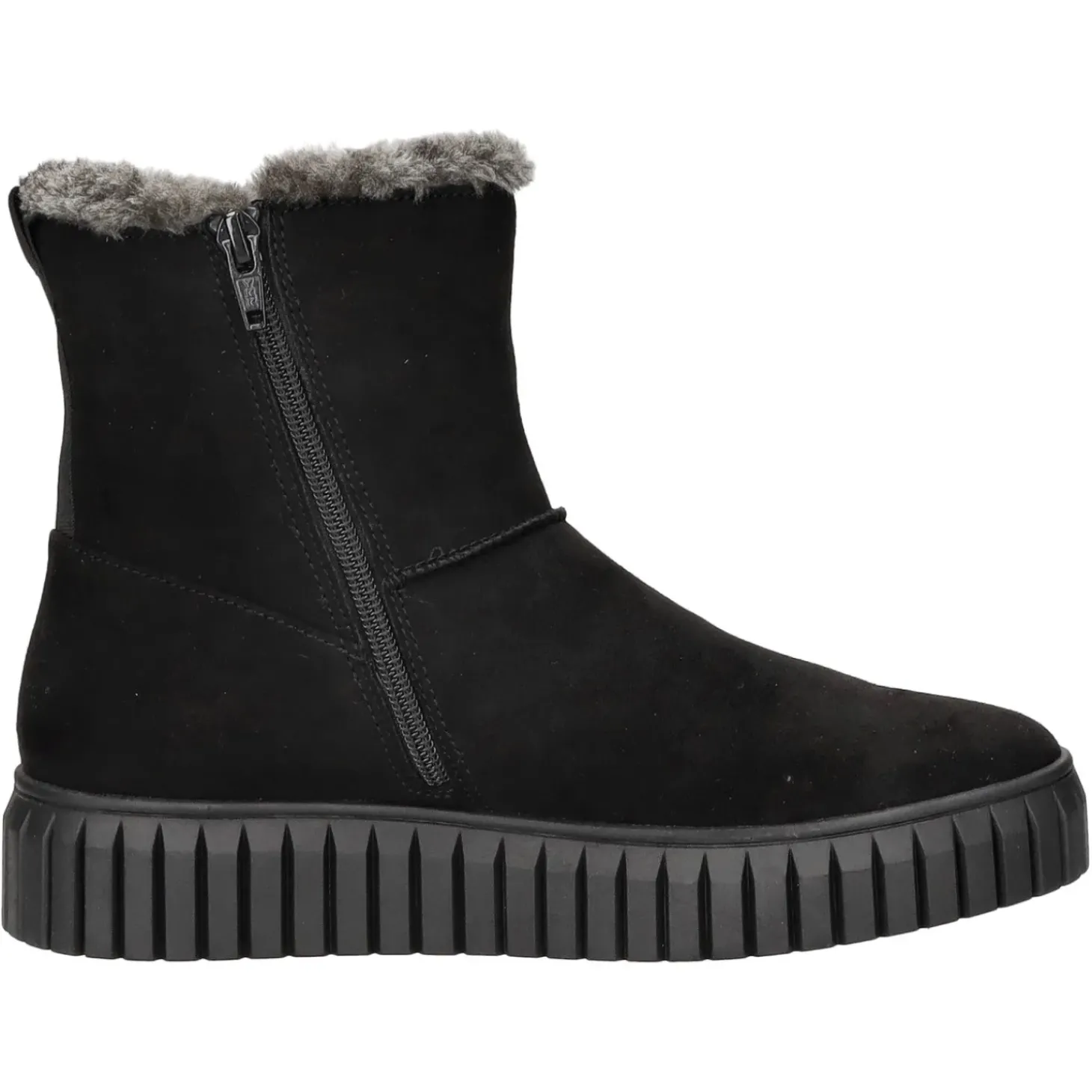 s.Oliver Schlupf-/Reißverschlußstiefelette Warmfutter bis 35mm Absatz (casual)