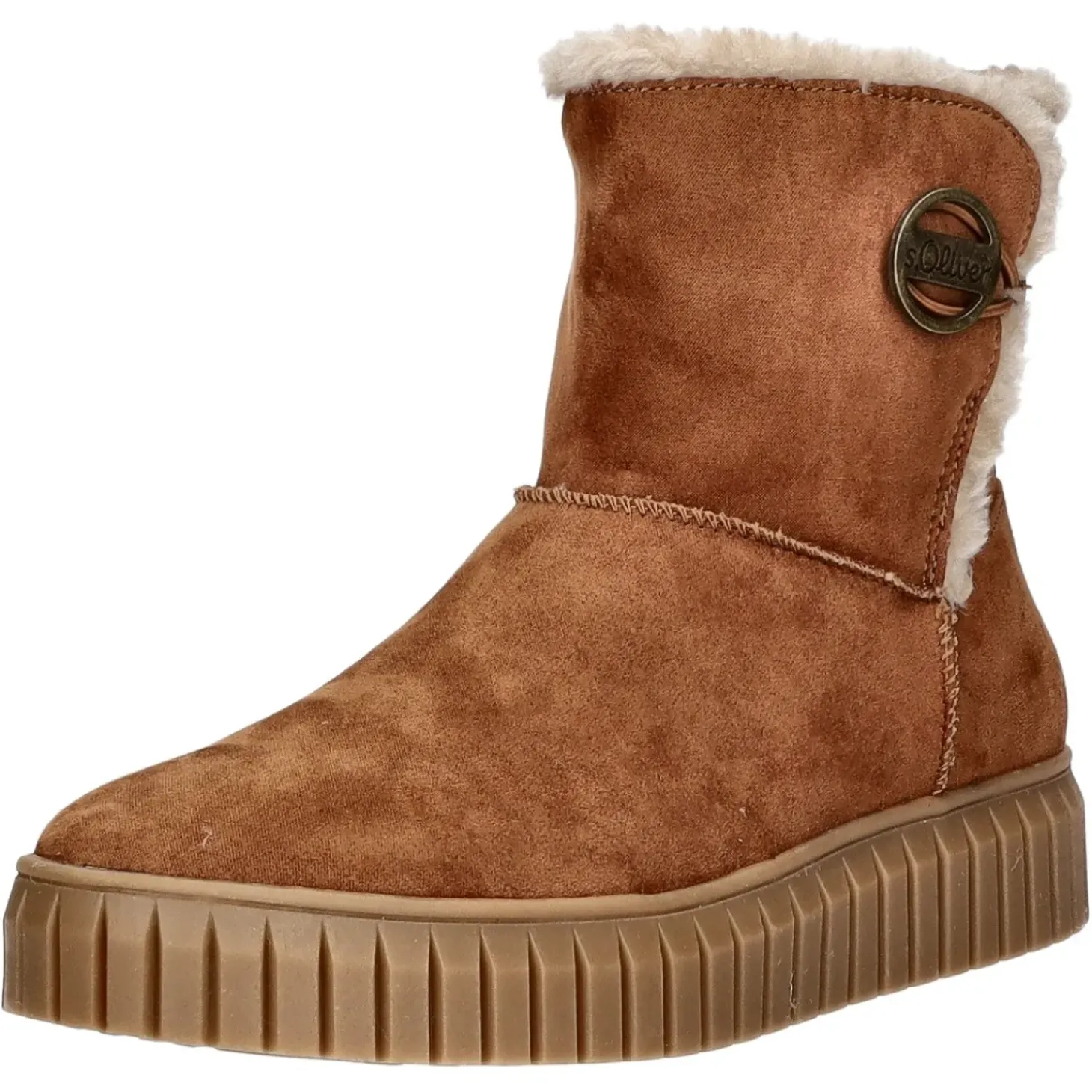 s.Oliver Schlupf-/Reißverschlußstiefelette Warmfutter bis 35mm Absatz (casual)