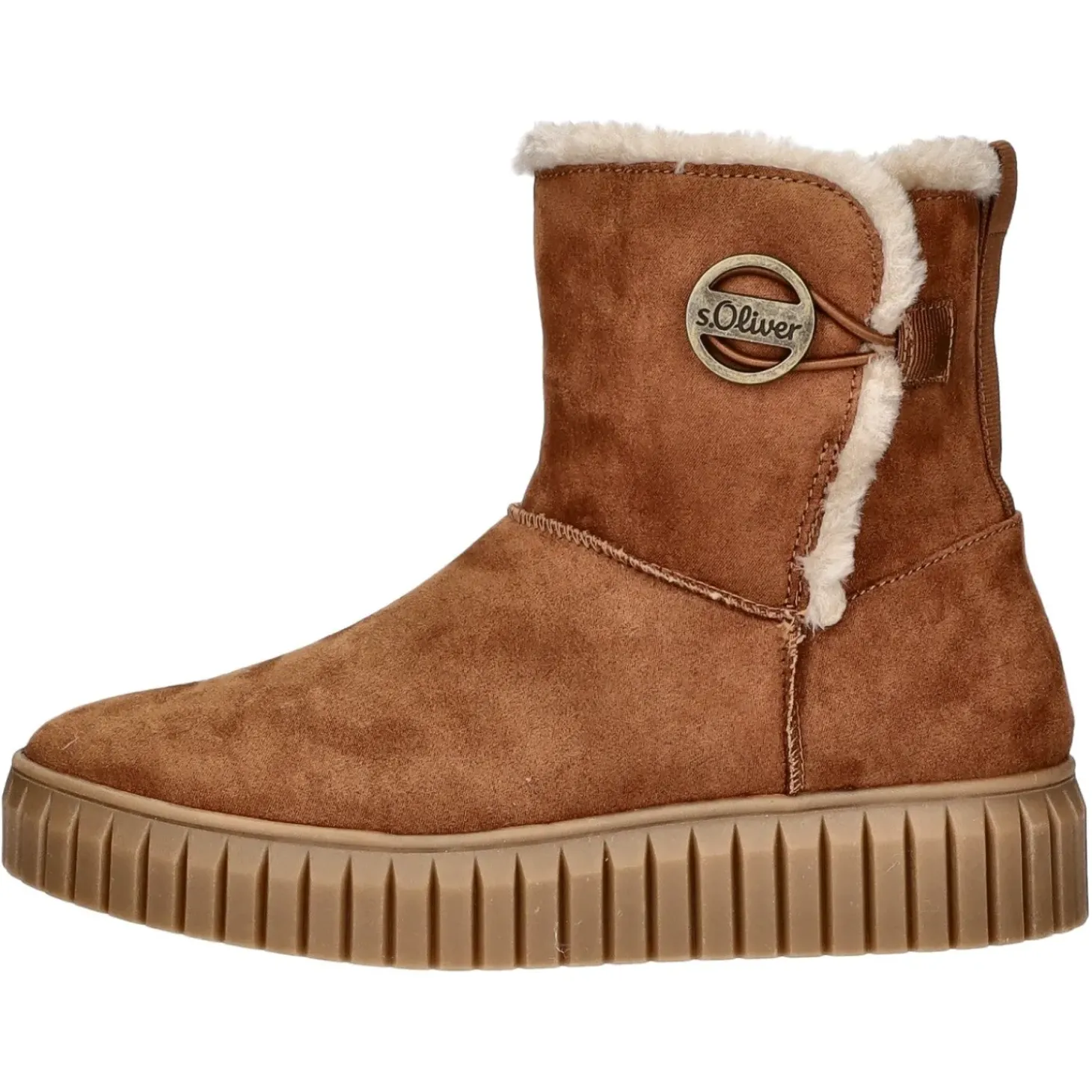 s.Oliver Schlupf-/Reißverschlußstiefelette Warmfutter bis 35mm Absatz (casual)