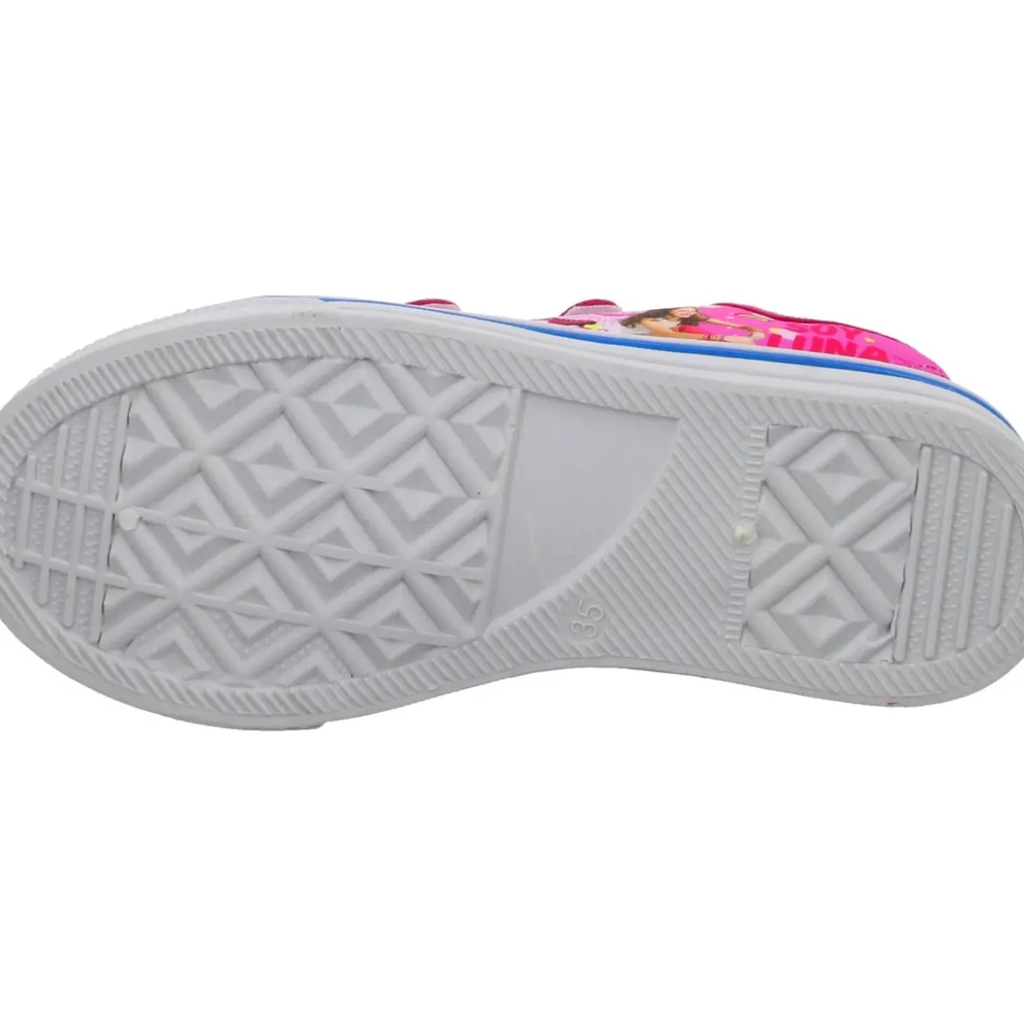 Soy Luna Leinen Slipper/Kletthalbschuh