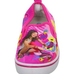 Soy Luna Leinen Slipper/Kletthalbschuh