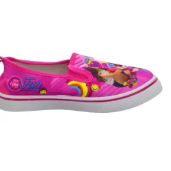 Soy Luna Leinen Slipper/Kletthalbschuh