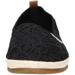 Tom Tailor Leinen Slipper/Kletthalbschuh