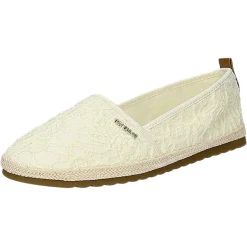 Tom Tailor Leinen Slipper/Kletthalbschuh