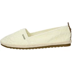 Tom Tailor Leinen Slipper/Kletthalbschuh