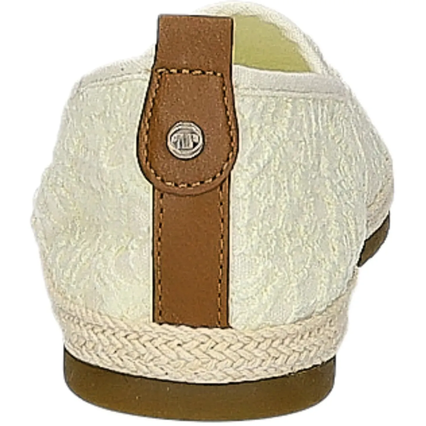 Tom Tailor Leinen Slipper/Kletthalbschuh