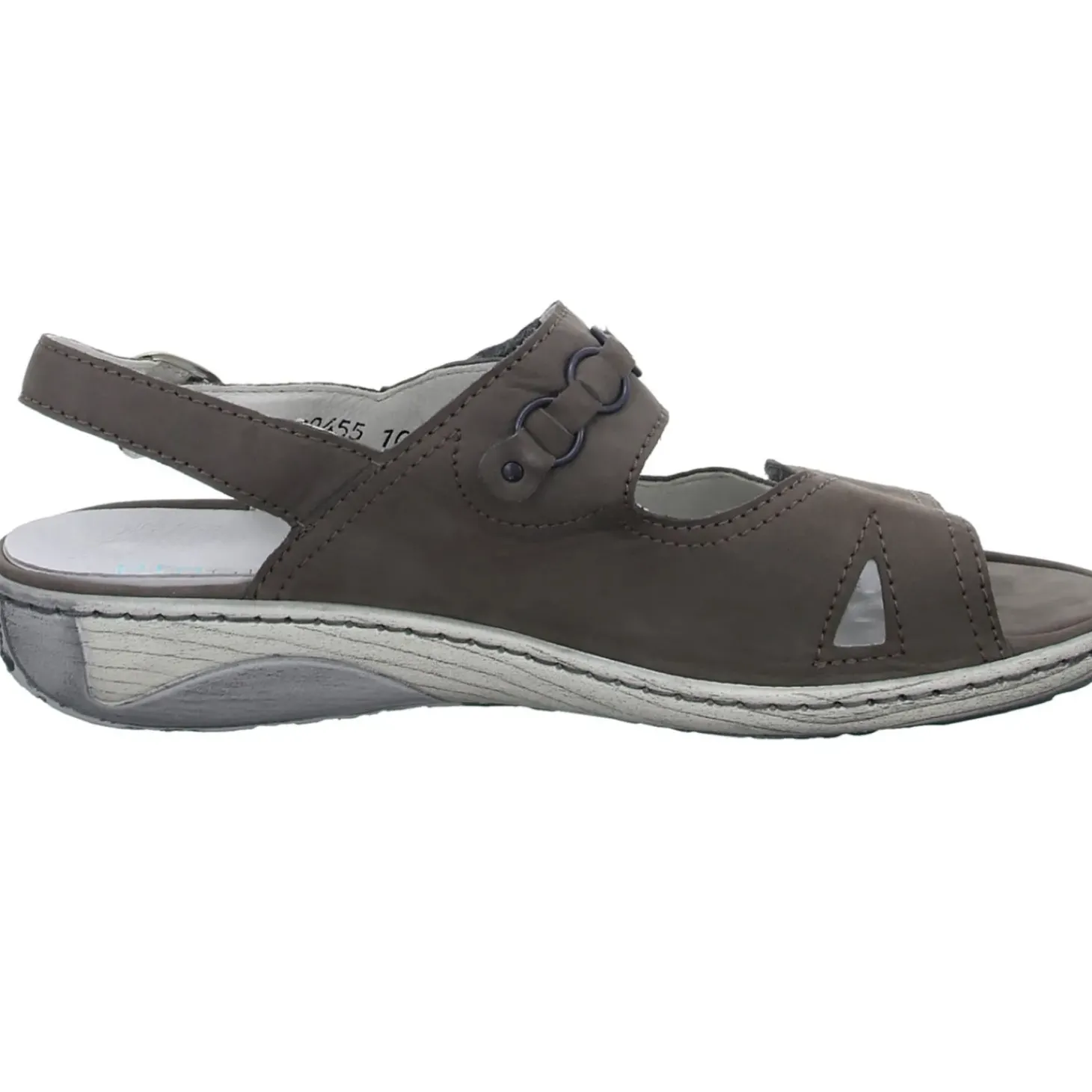 Waldläufer Sandalette mit Mehrweite bis 30mm Sohlenhöhe Garda