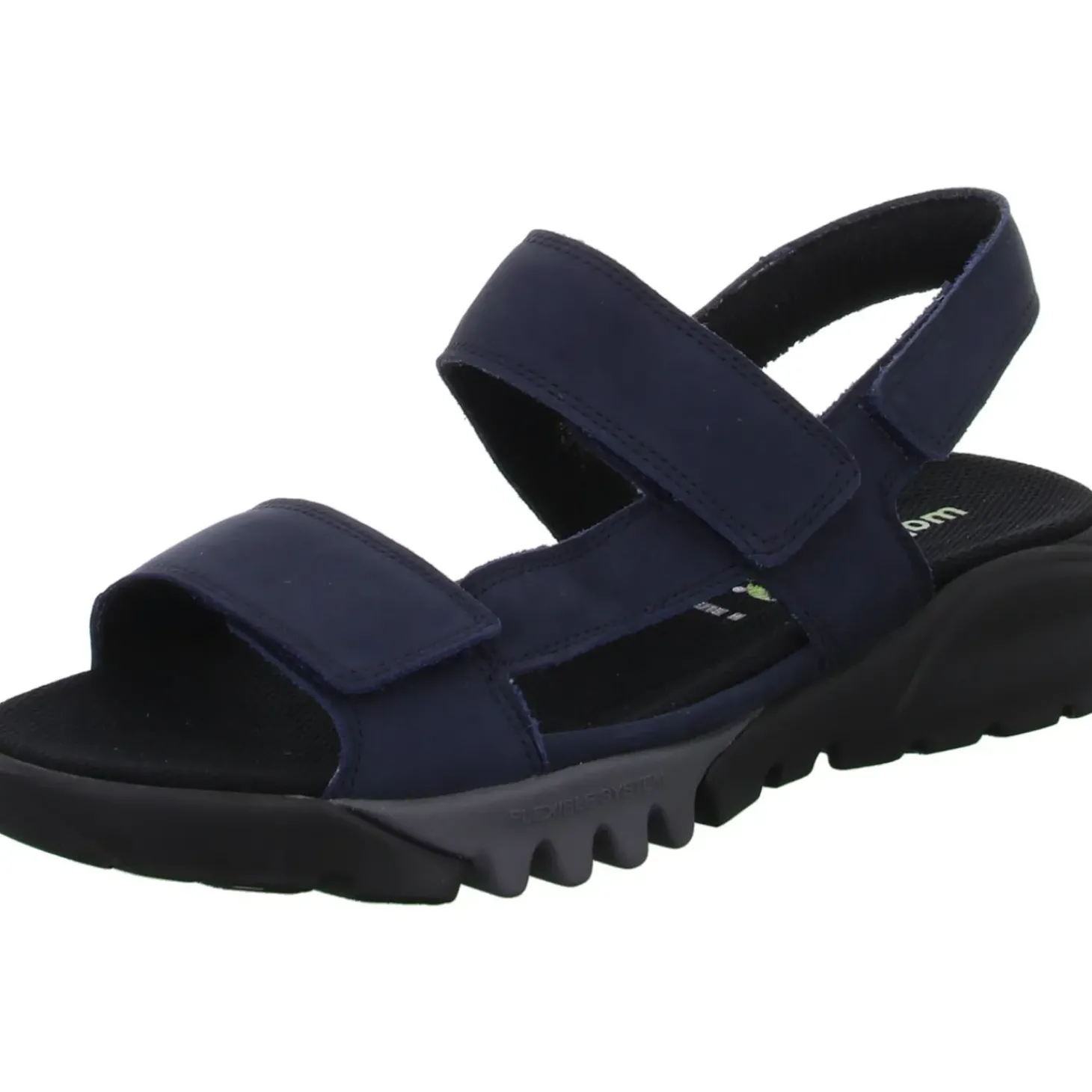 Waldläufer Sandalette mit Mehrweite bis 30mm Sohlenhöhe H-Kalmit-DA