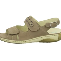 Waldläufer Sandalette mit Mehrweite bis 30mm Sohlenhöhe Garda