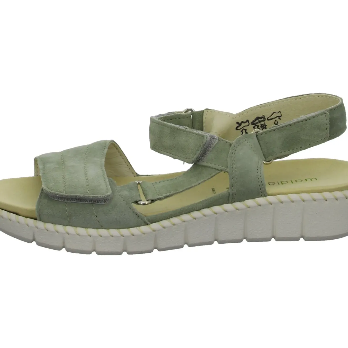 Waldläufer Sandalette mit Mehrweite bis 30mm Sohlenhöhe H-Lotta