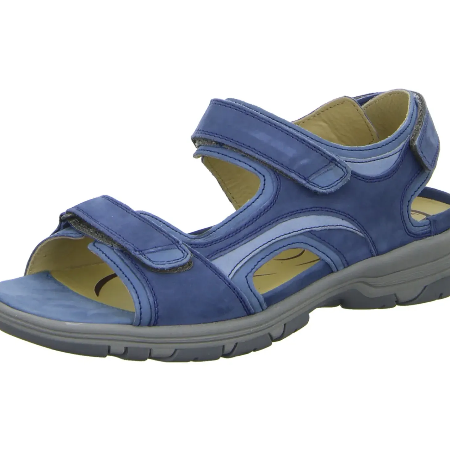 Waldläufer Sandalette mit Mehrweite bis 30mm Sohlenhöhe Herki