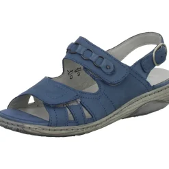 Waldläufer Sandalette mit Mehrweite bis 30mm Sohlenhöhe Garda