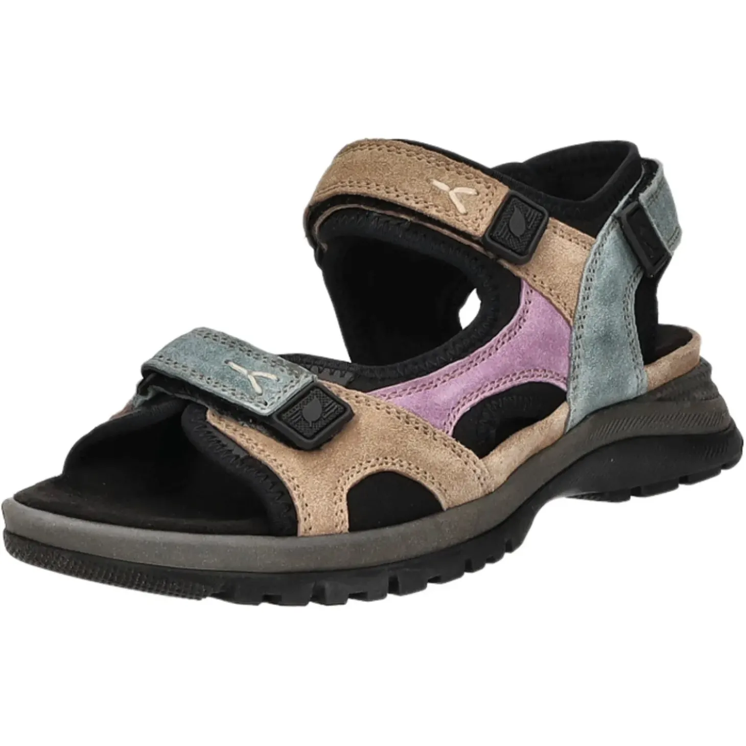 Waldläufer Sandalette mit Mehrweite bis 30mm Sohlenhöhe H-Sora