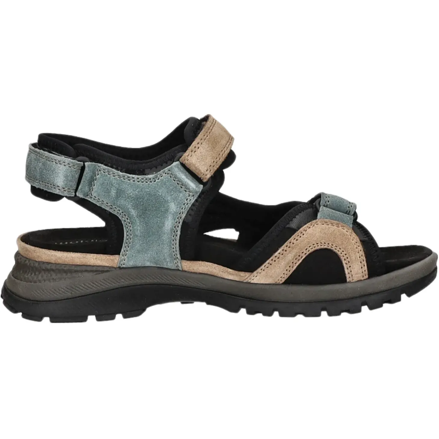 Waldläufer Sandalette mit Mehrweite bis 30mm Sohlenhöhe H-Sora