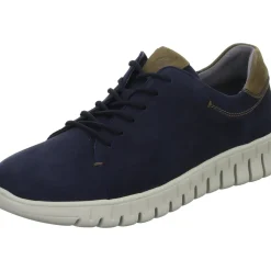 Waldläufer Schnürhalbschuh mit Mehrweite Freizeit (sportlicher Boden) H-Baldo